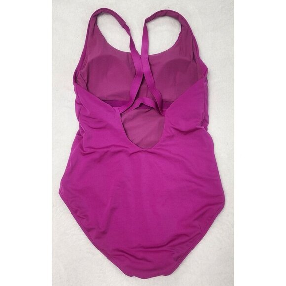 ATHLETA MALIBU One Piece Swimsuit Magenta Pink Large - Picture 5 of 8